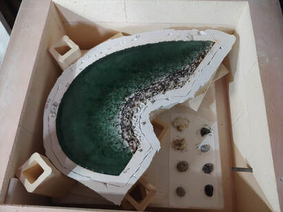 Glass in Kiln